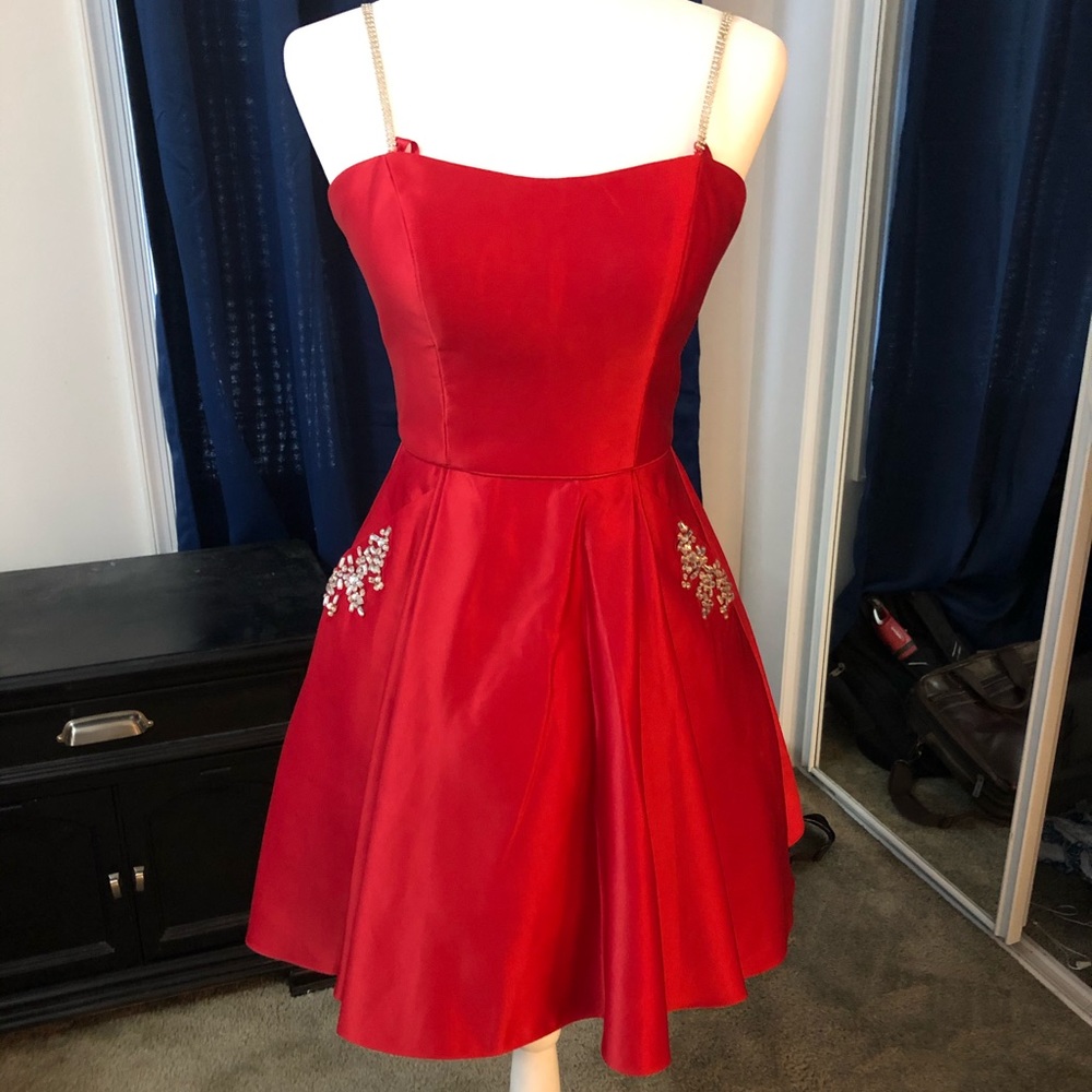 🔥 Red Cocktail/Formal Dress